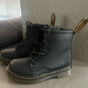 Black Dr.Martens. Childrens Size 7.  Worn once.